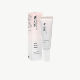 Two skincare products on a white background