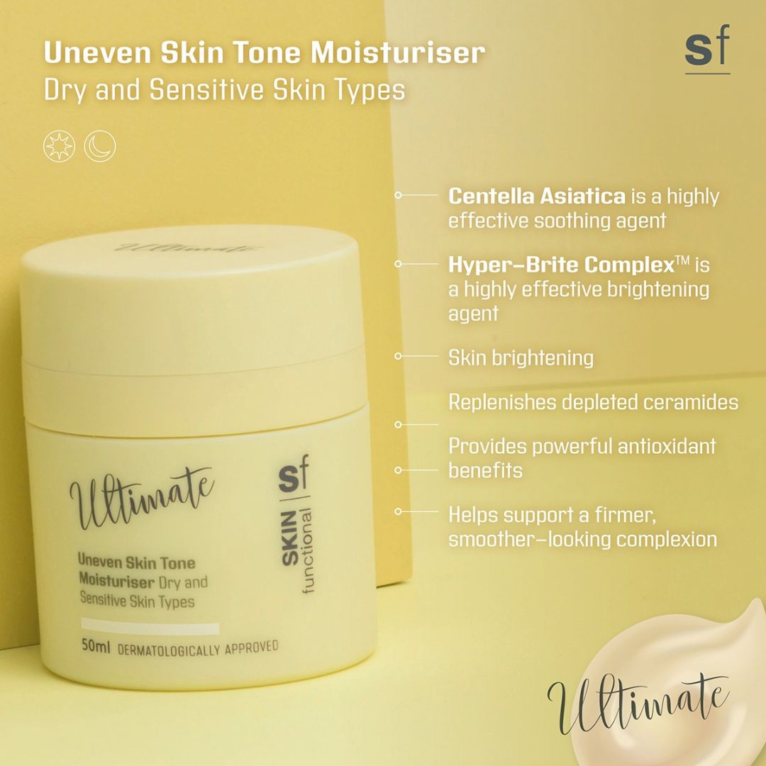 Uneven Skin Tone Moisturiser Dry, Sensitive Skin