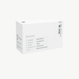 White box with text on a white background
