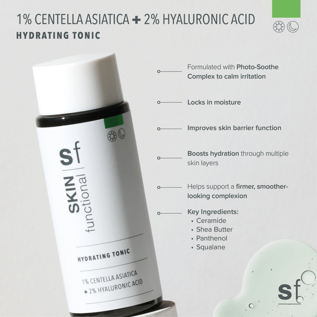 1% Centella Asiática + 2% Hyaluronic Acid Tonic