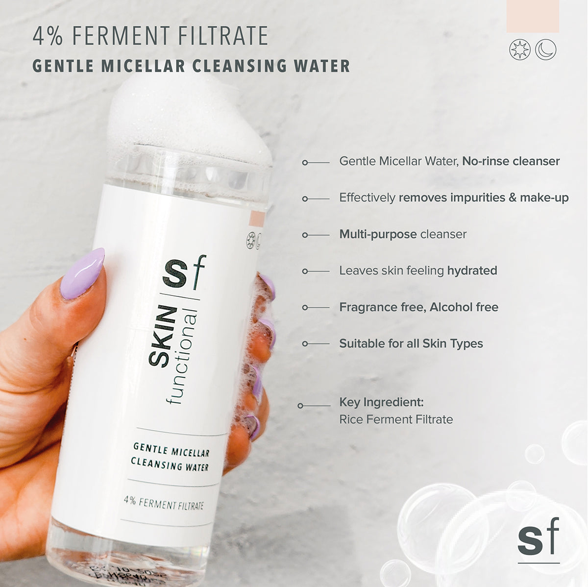 4% Ferment Filtrate Micellar Water Cleanser