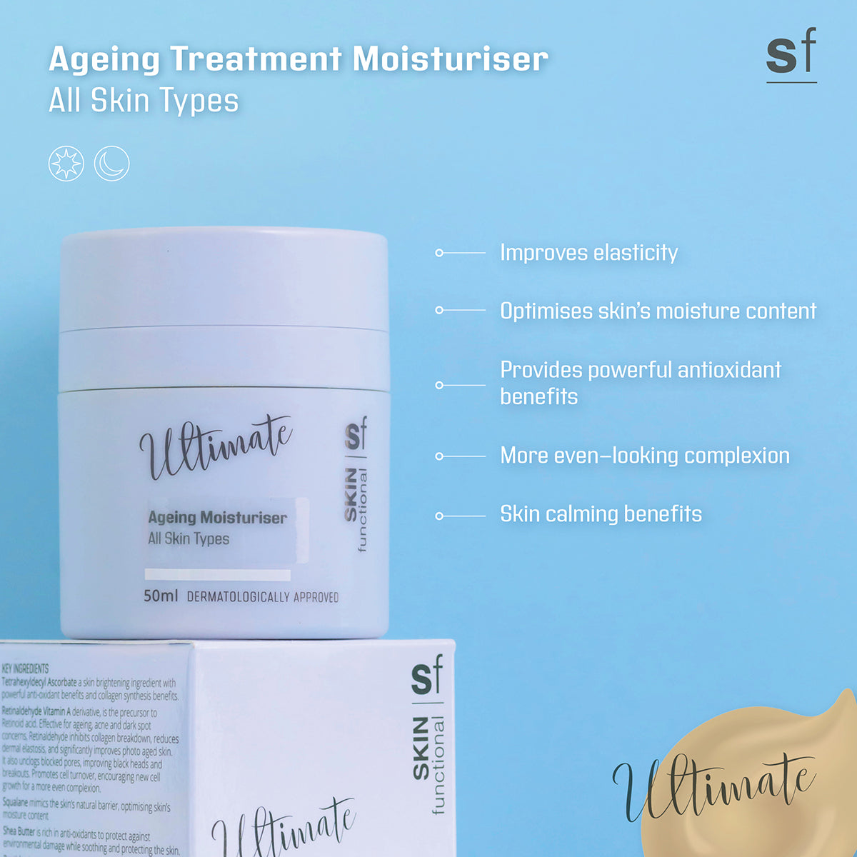 Ultimate Ageing Moisturiser, All Skin
