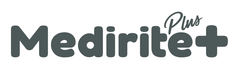 Logo of Medirite Plus on a transparent background